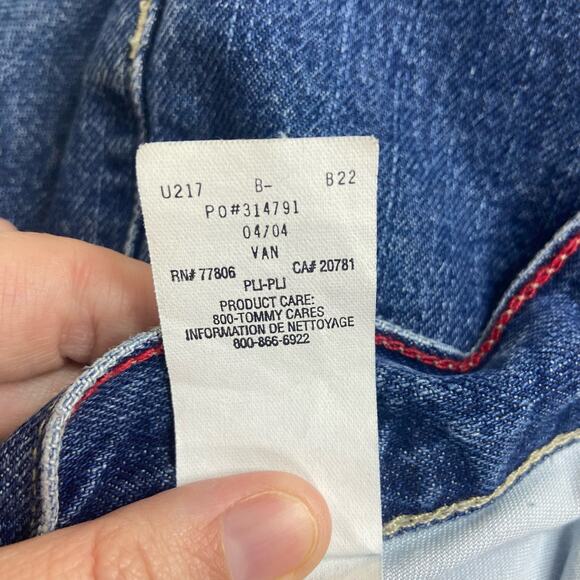 Tommy Hilfiger Vintage Straight Jeans‎ Women's 10 Long 90's Y2K Classic Preppy - Picture 8 of 13